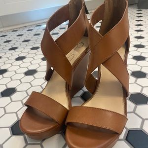 Brand new Jessica Simpson wedge heels size 10